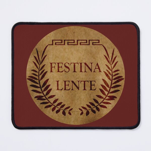 Item preview, Festina lente latin quotes sayings phrases words word designed and sold by Alexaltay.