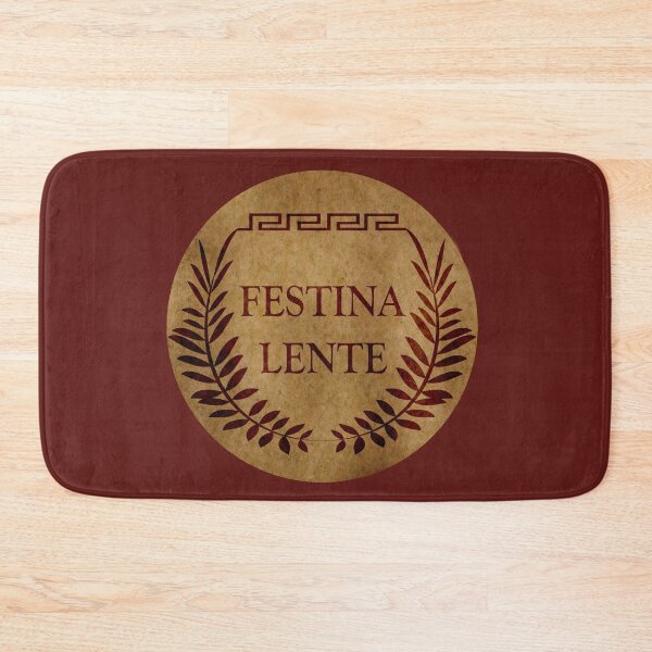 Item preview, Festina lente latin quotes sayings phrases words word designed and sold by Alexaltay.