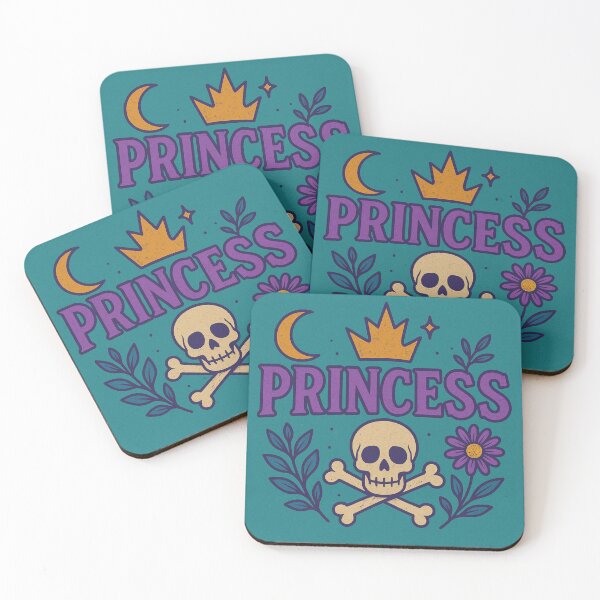 Item preview, Deadly Cute Princess – Reign with Sass and Skull designed and sold by A Sinister Sly.