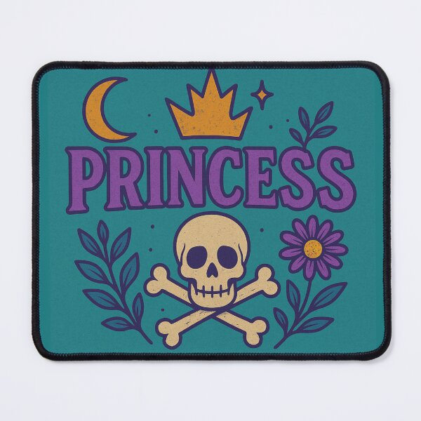 Item preview, Deadly Cute Princess – Reign with Sass and Skull designed and sold by A Sinister Sly.