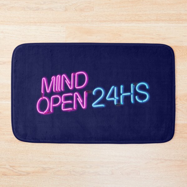 Item preview, Mind Open 24HS Neon Sign Quote designed and sold by KiwiRider.