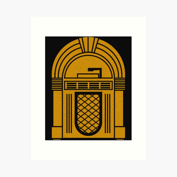 Artikelvorschau, Cooles Vintage Jukebox Musik Bands Musik Fan Musiker T-Shirt entworfen und verkauft von mengelpear.