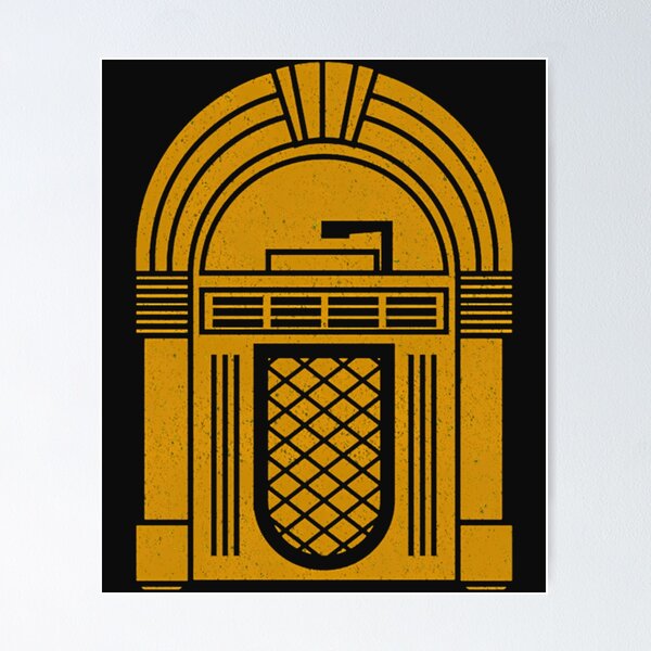 Artikelvorschau, Cooles Vintage Jukebox Musik Bands Musik Fan Musiker T-Shirt entworfen und verkauft von mengelpear.