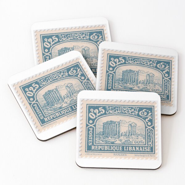 Item preview, Lebanon stamp of Baalbeck in Blue designed and sold by rogerstrawberry.