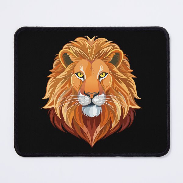 Item preview, Portrait lion head front view, (Panthera leo) designed and sold by Danler.