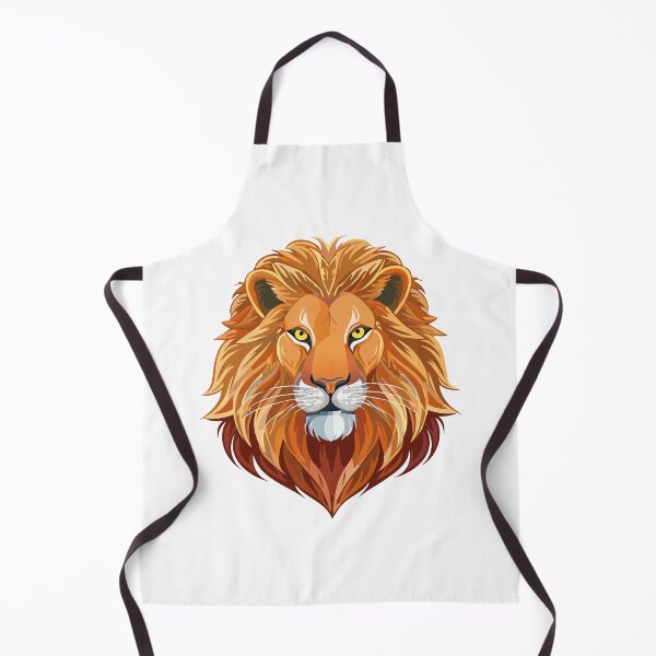 Item preview, Portrait lion head front view, (Panthera leo) designed and sold by Danler.