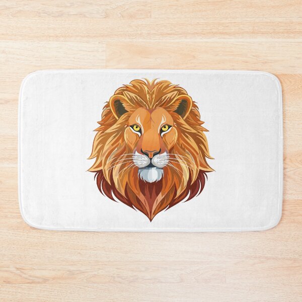 Item preview, Portrait lion head front view, (Panthera leo) designed and sold by Danler.