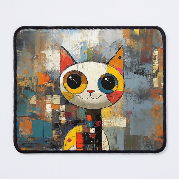 Item preview, Abstract Cat Painting 13 designed and sold by Made-by-Gus.
