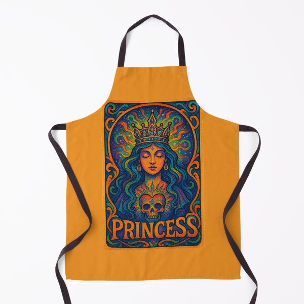 Item preview, Psychedelic Skull Princess – Cosmic Royalty Reign designed and sold by A Sinister Sly.