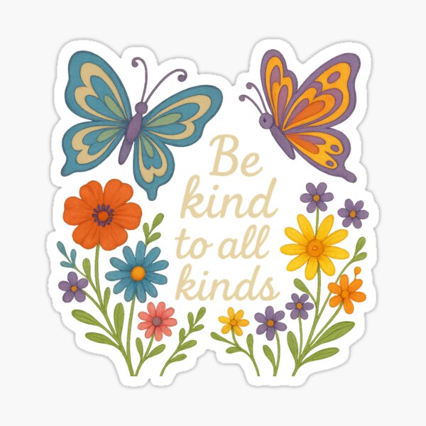 Item preview, Be Kind to All Kinds – neurodiversity wildflowers, Self Care designed and sold by HEI DesignPartners.