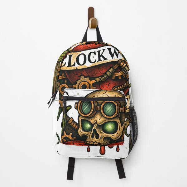 Item preview, Clockwork Curse – Gothic Steampunk Skull Heart designed and sold by A Sinister Sly.