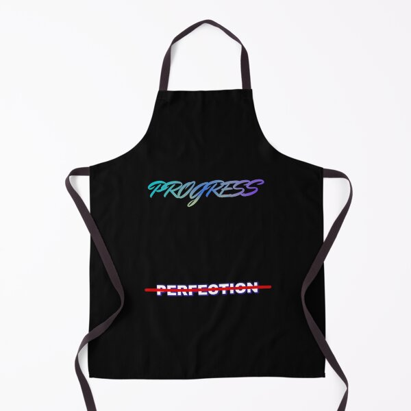 Item preview, Progress Not Perfection – Bold Motivational Design with Strikethrough Effect designed and sold by ViviNyks.