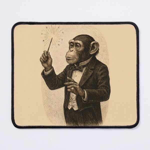 Item preview, Chimp Conductor Cool Vintage style Graphic designed and sold by Shoot-The-Moon.