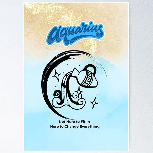 Item preview, Aquarius Gift Collection for Birthday | Anniversary | Christmas designed and sold by skkyfaithArtz.