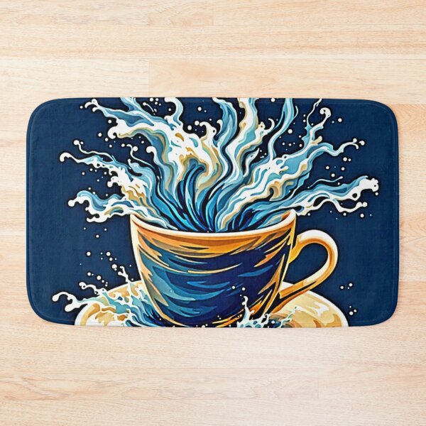 Item preview, Oceanic Coffee Splash designed and sold by Health And Fitness Posts e-Store.
