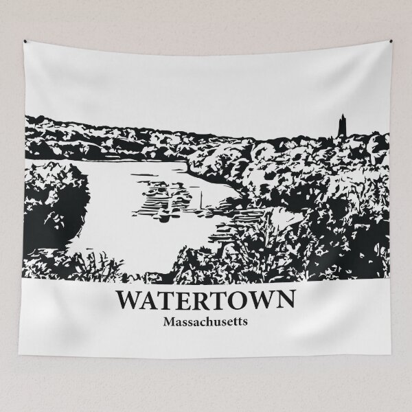 Item preview, Watertown - Massachusetts designed and sold by Lakeric Cityscapes.