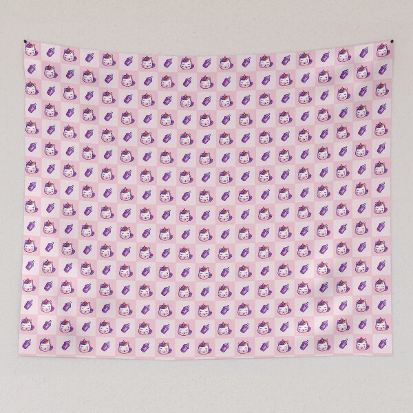 Item preview, Funny Unicorn Tongue Out – Quirky Shake Pattern Design designed and sold by beanibooi.