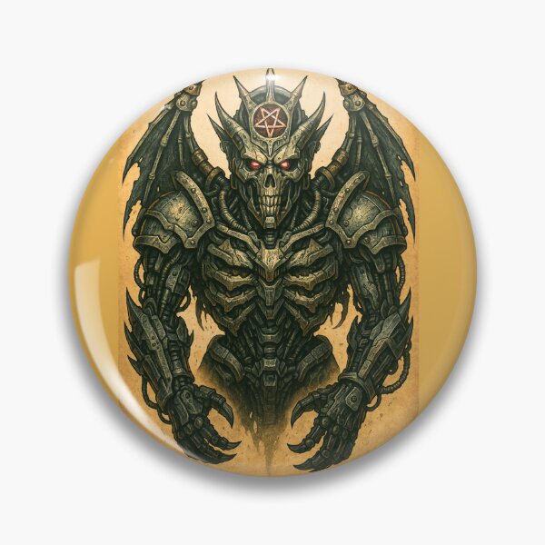 Item preview, Silent Apex – Demon of the Iron Abyss designed and sold by A Sinister Sly.