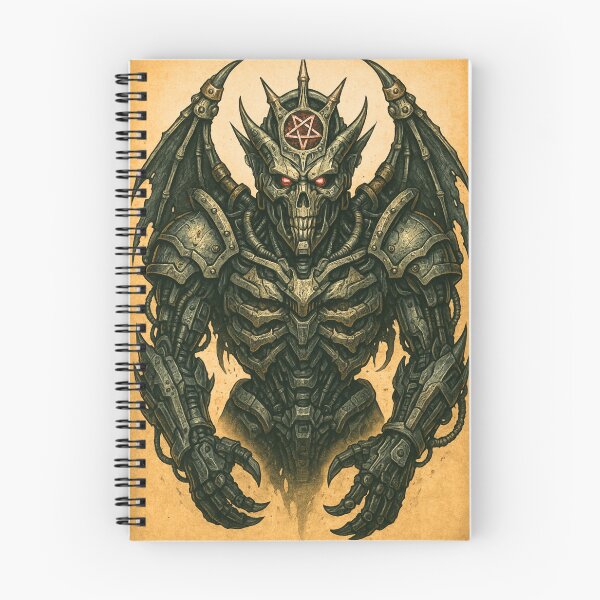 Item preview, Silent Apex – Demon of the Iron Abyss designed and sold by A Sinister Sly.