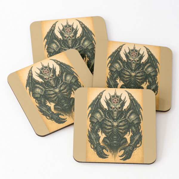 Item preview, Silent Apex – Demon of the Iron Abyss designed and sold by A Sinister Sly.