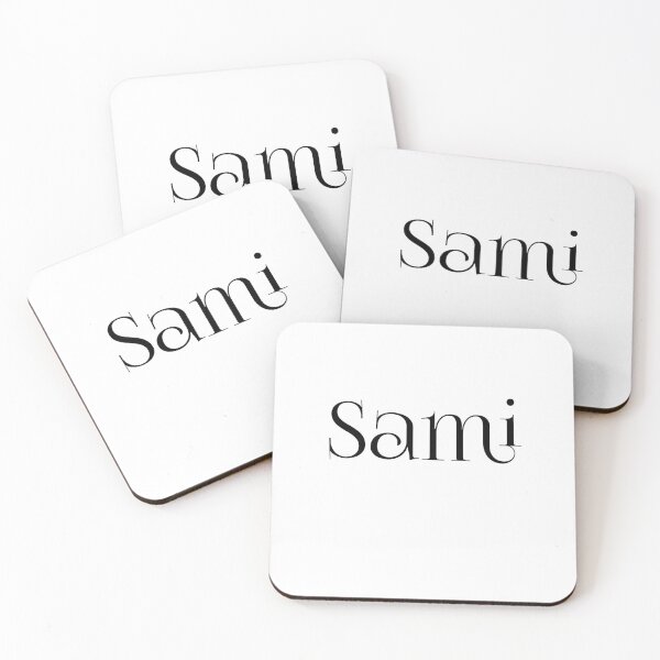 Item preview, Sami – Bold Arabic Name in Black Cartoon Font for Light Shirts designed and sold by Simplty.