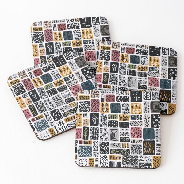 Item preview, Tribal Pattern Universe - Hand-Painted Cultural Mosaic designed and sold by djovan.
