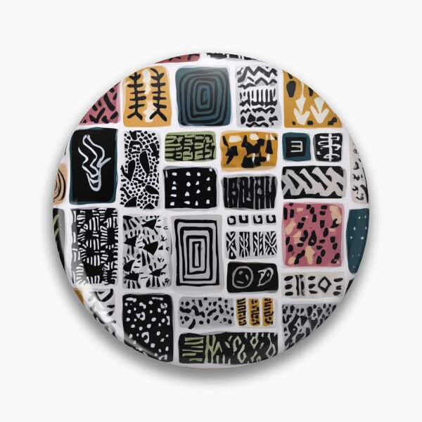 Item preview, Tribal Pattern Universe - Hand-Painted Cultural Mosaic designed and sold by djovan.