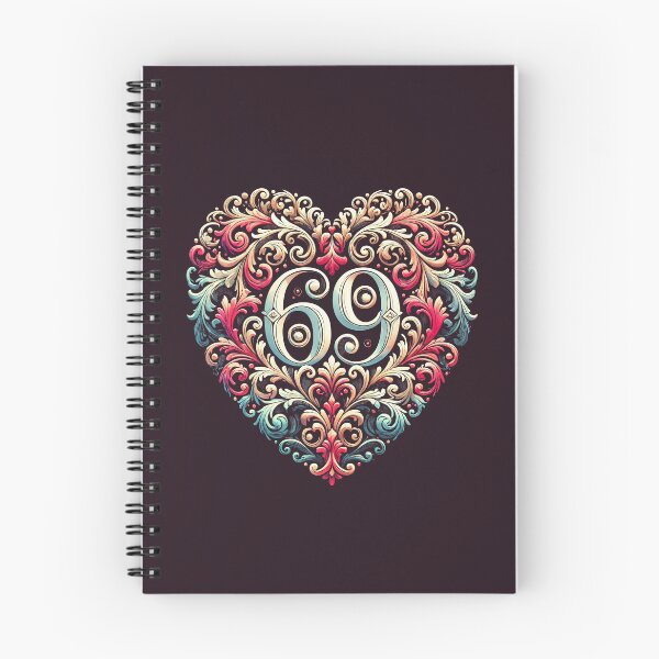 Item preview, Floral 69 Heart – Baroque Valentine Design with a Cheeky Twist designed and sold by Victor Shadehorn.