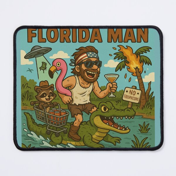 Item preview, Florida Man Swamp Shenanigans designed and sold by A Sinister Sly.