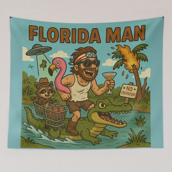 Item preview, Florida Man Swamp Shenanigans  designed and sold by A Sinister Sly.