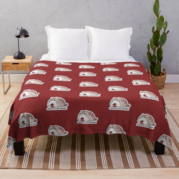 Item preview, "Choco-Cat-Late Cravings" Cat Late Night Cravings Pun designed and sold by cute-and-punny.