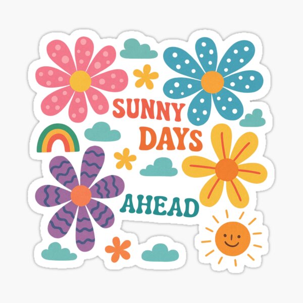 Item preview, Sunny Days Ahead – Positive Vibes, Wildflower, Retro Sunshin designed and sold by HEI DesignPartners.