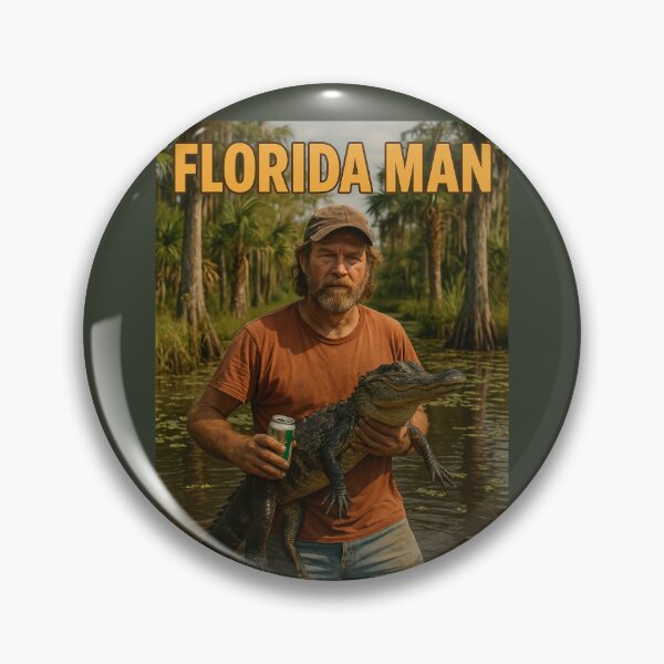 Item preview, Florida Man Swamp King designed and sold by A Sinister Sly.