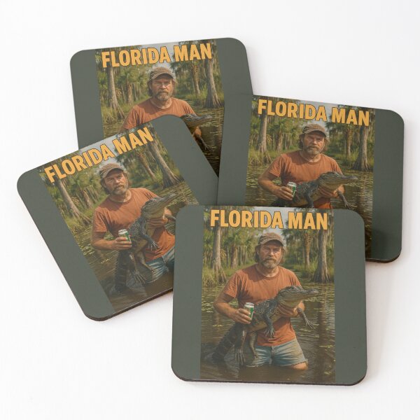Item preview, Florida Man Swamp King designed and sold by A Sinister Sly.