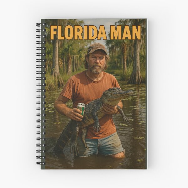 Item preview, Florida Man Swamp King designed and sold by A Sinister Sly.