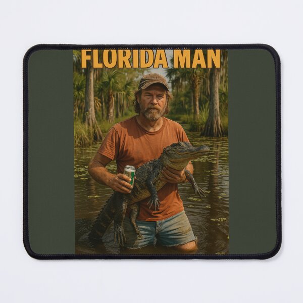 Item preview, Florida Man Swamp King designed and sold by A Sinister Sly.