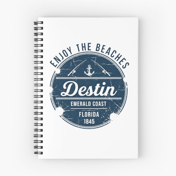 Item preview, Vintage Destin Florida T-Shirt – Emerald Coast 1845 Anchor Florida Beaches designed and sold by SlocifieShop.