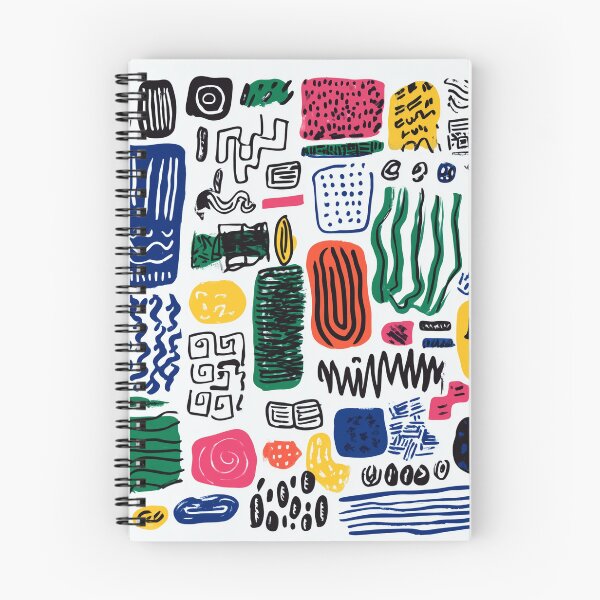 Item preview, Hand-Drawn Pattern Library - Colorful Abstract Textures designed and sold by djovan.