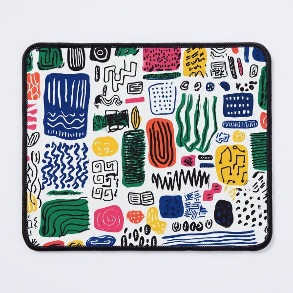 Item preview, Hand-Drawn Pattern Library - Colorful Abstract Textures designed and sold by djovan.