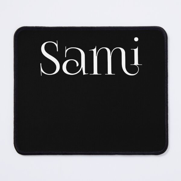 Item preview, Sami – White Arabic Name Art for Dark Background Apparel designed and sold by Simplty.