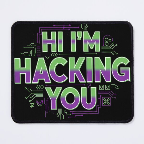 Item preview, Hi I'm Hacking You - Digital Glitch Intrusion designed and sold by Zakshop3.