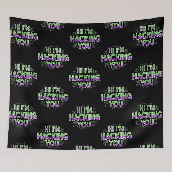 Item preview, Hi I'm Hacking You - Digital Glitch Intrusion designed and sold by Zakshop3.