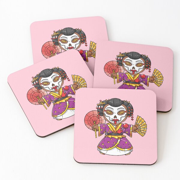 Item preview, Chibi Geisha Skull Doll designed and sold by Voodoo Store Paranormal Collections.
