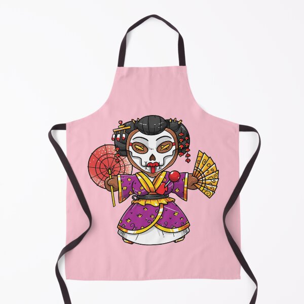Item preview, Chibi Geisha Skull Doll designed and sold by Voodoo Store Paranormal Collections.