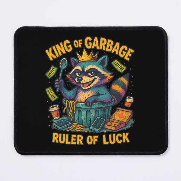 Item preview, King of Garbage, Ruler of Luck designed and sold by MysticArtisan.
