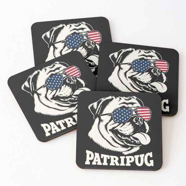Item preview, PatriPug 4th Of July USA Flag Sunglasses  designed and sold by JerdbordinShop.