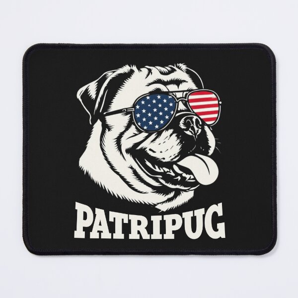 Item preview, PatriPug 4th Of July USA Flag Sunglasses designed and sold by JerdbordinShop.