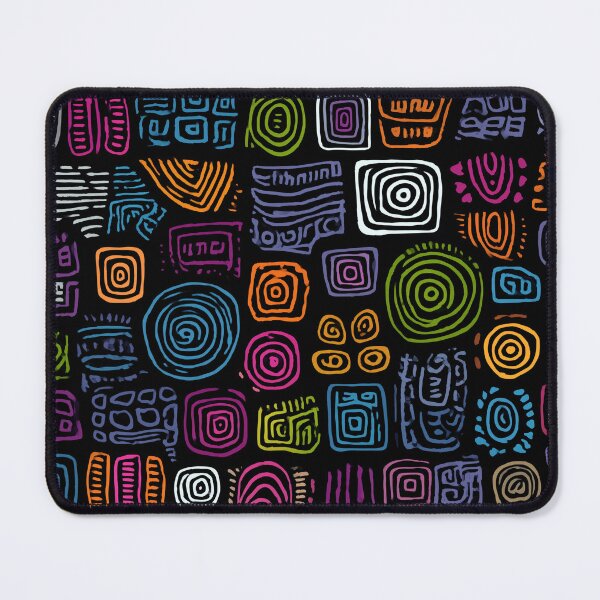 Item preview, Neon Tribal Symbols - Electric Aboriginal Art designed and sold by djovan.