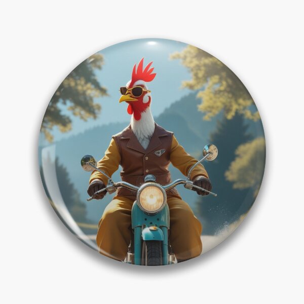 Item preview, Biker Rooster designed and sold by Mauvais Genre.