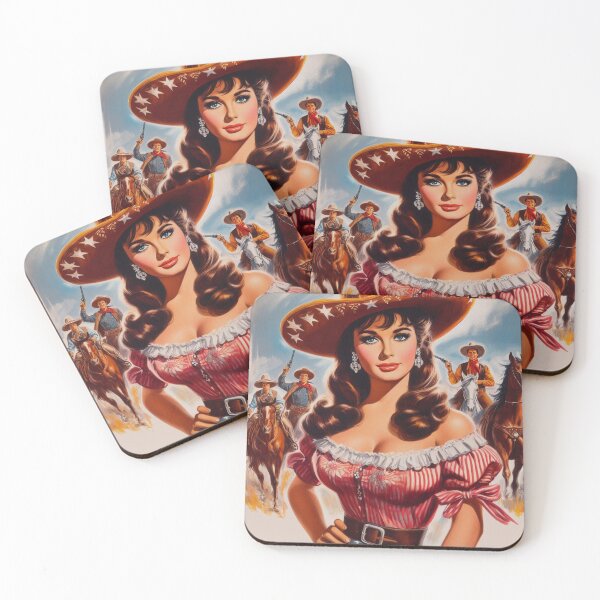 Item preview, Vintage Western Woman designed and sold by PulpVintage.